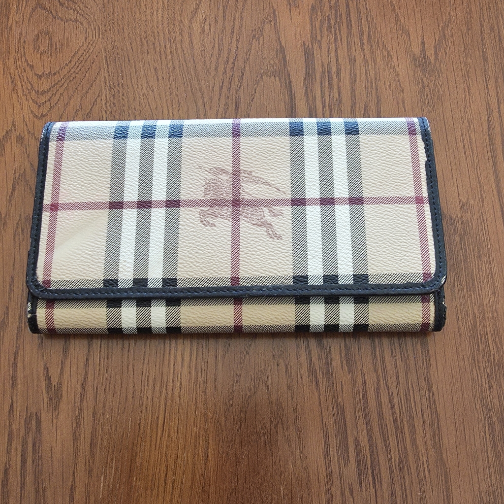 Burberry Checkbook Wallet